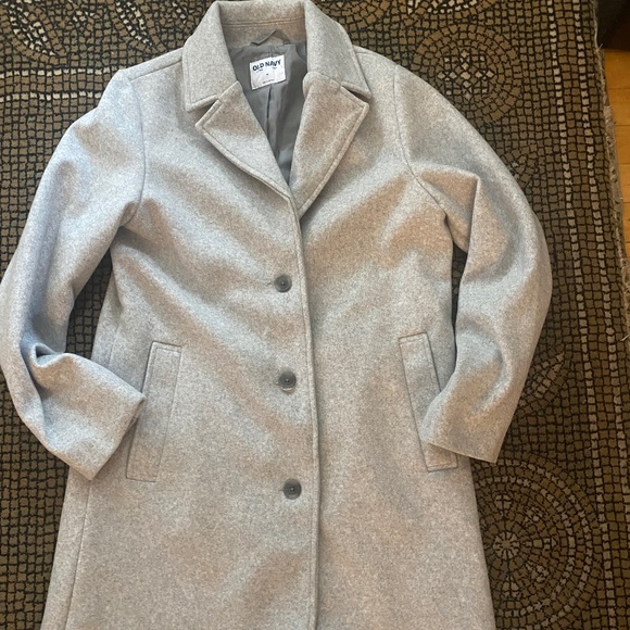 Old Navy relaxed car coat grey size medium - Picture 1 of 2